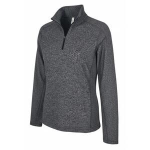 Lululemon Gray Marled Quarter Zip Pullover Athleisure Women's L